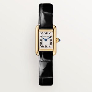 Clone Cartier TANK LOUIS golden yellow watch