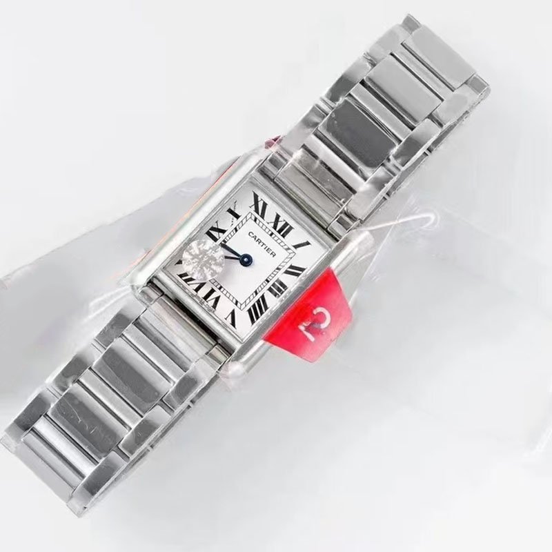 5 Super 1:1 clone Cartier TANK MUST watch 33.7*25.5mm sapphire glass WSTA0106