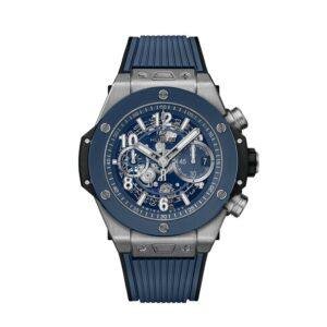 Super Clone Hublot Big Bang Unico Titanium Blue Ceramic Watch 421.NL.5170.RX