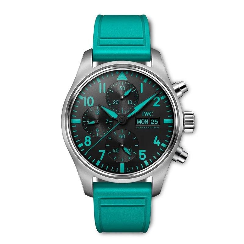 Clone IWC Pilot's Watch Chronograph 41 Edition Top 1:1 clone IWC Pilot’s Watch Chronograph 41 Edition “Mercedes-AMG PETRONAS Formula One™ Team” IW388108 41mm