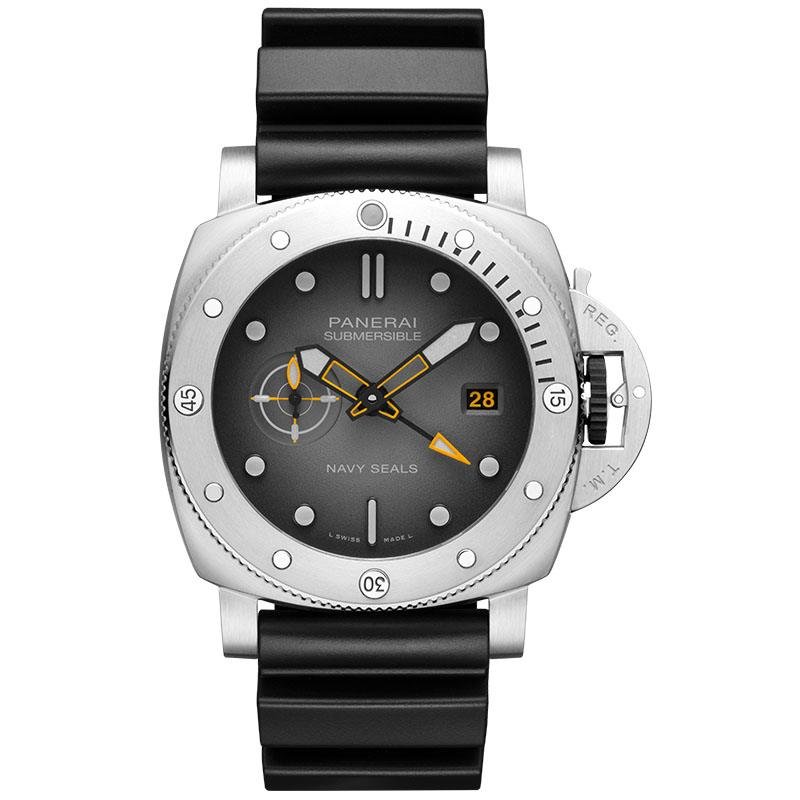 1:1 replica of Submersible GMT Navy SEALs PAM01323 Top clone Panerai 1:1 replica Submersible GMT Navy SEALs PAM01323 44mm