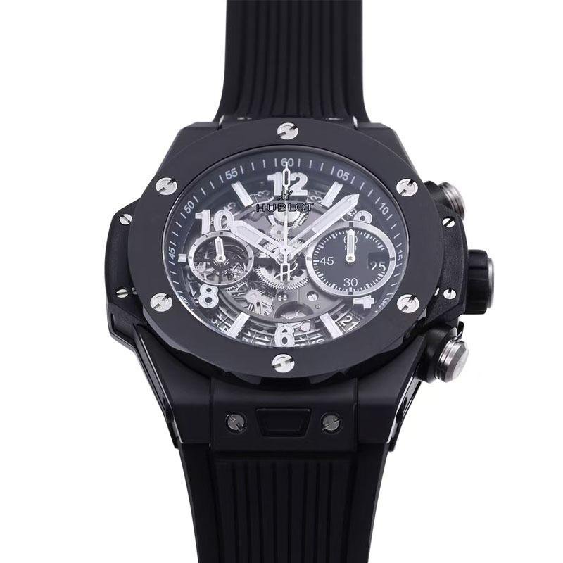 2 Super Clone Hublot Big Bang Unico Black Magic Watch 421.CI.1170.RX
