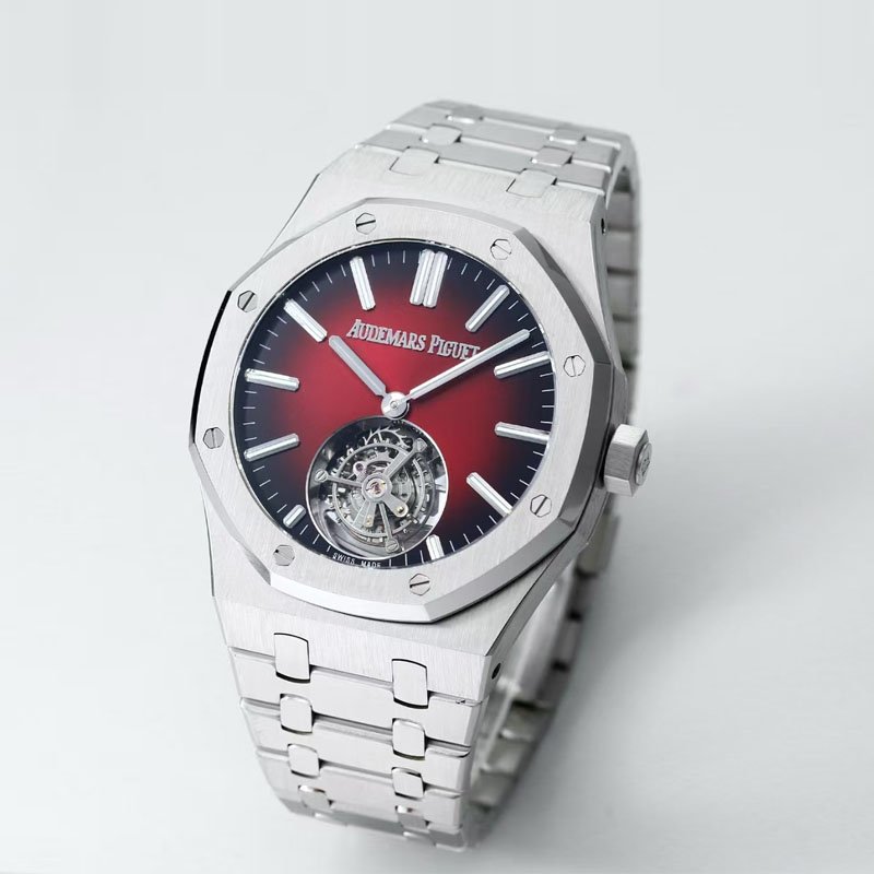2 Clone Audemars Piguet Royal Oak Selfwinding Flying Tourbillon Watch, 41mm, 26730ST.OO.1320ST.05