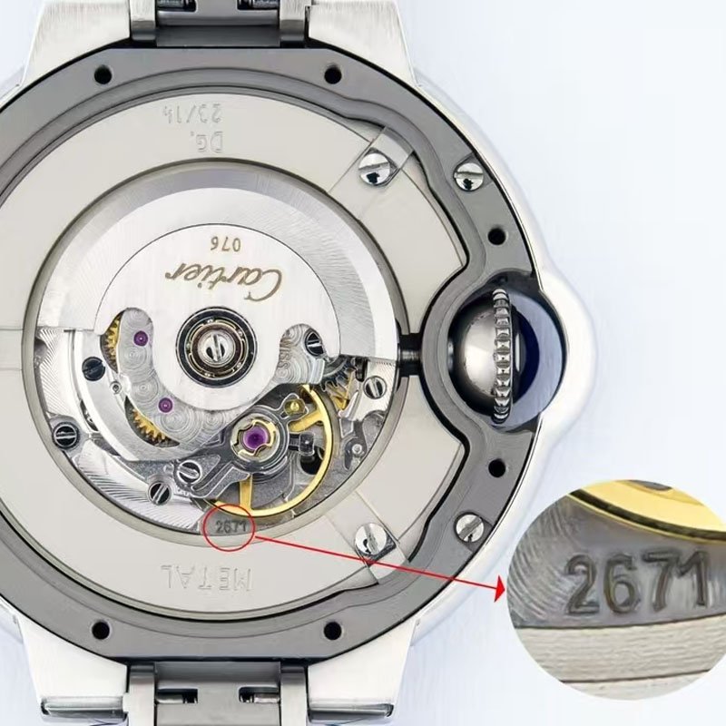 4 Super Clone Ballon Bleu de Cartier Watch 1:1 Replica 33mm WSBB0068