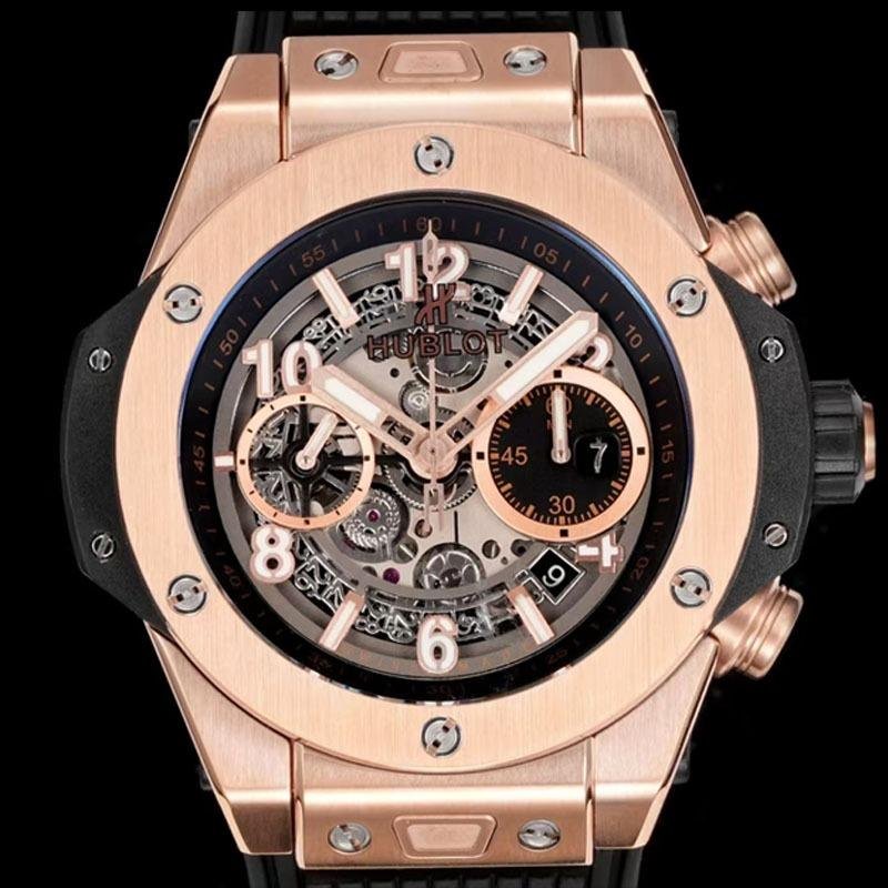5 Super Clone Hublot Big Bang Unico King Gold Watch 421.OX.1180.RX