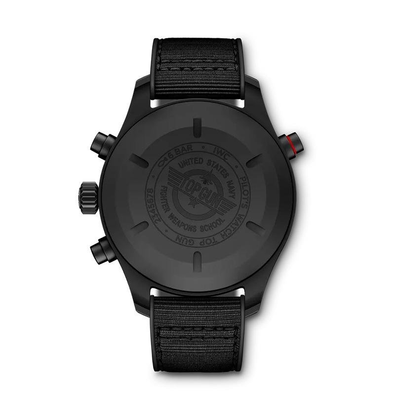 5 Super 1:1 clone IWC Pilot’s Watch Double Chronograph TOP GUN Ceratanium IW371815