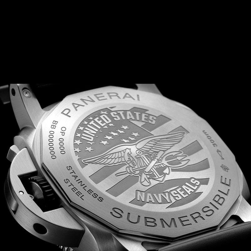 5 Top clone Panerai 1:1 replica Submersible GMT Navy SEALs PAM01323 44mm