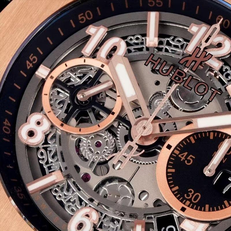 6 Super Clone Hublot Big Bang Unico King Gold Watch 421.OX.1180.RX