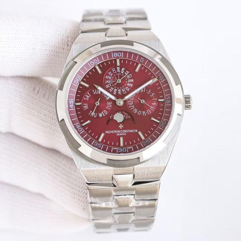 6 Top clone Vacheron Constantin 1:1 replica Overseas Perpetual calendar ultra-thin 4300V/220G-H151 41.5mm