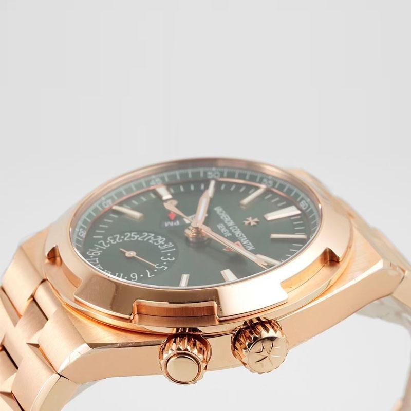 6 Top 1:1 clone replica Overseas Dual time Pink Gold 7920V/210R-B965 41.5mm