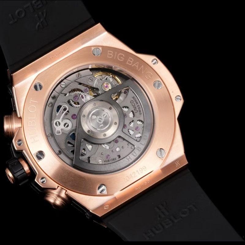 8 Super Clone Hublot Big Bang Unico King Gold Watch 421.OX.1180.RX